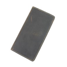 Vintage Full Leather CEO Checkbook Card Holder A612.DB