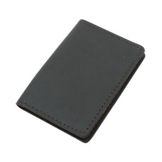 Vintage Cowhide Leather Slim Card Holder A976. DB