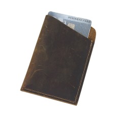 Vintage Cowhide Leather Card Holder B091.VB