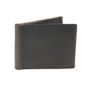 Vintage Cowhide Leather Slim Credit Card Cash Holder B12.DB
