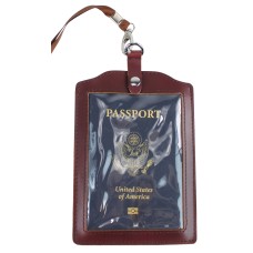 Double Side Passport Holder with String B182.WR