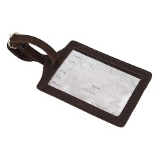 Full Grain Leather Luggage ID Tag Pack of 5 - B186DB