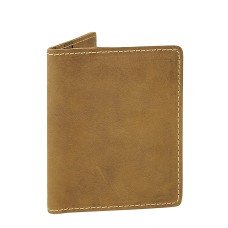 Full Grain Leather Simple Card Holder B188BRN