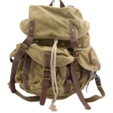 Small Stylish 100% Cotton Canvas Backpack C02.KK