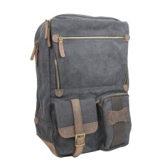 Classic Super Large Canvas Backpack CK08.Grey