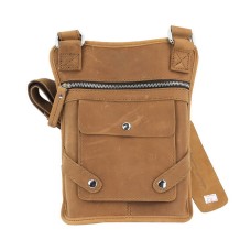 FREELANCER - Leather Pouch Kindle Sling Bag L11.Nature Brown