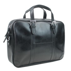 Cowhide Leather Casual Laptop Bag L24.BLK