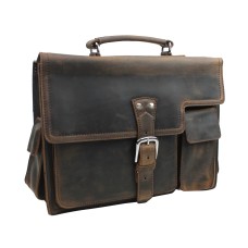 Professional Briefcase  Laptop Bag L44.Dark Brown