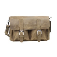 Casual Leather Messenger Bag L51.Distress