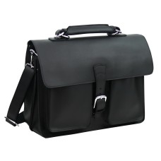 Cowhide Leather Pro Briefcase L64.Black