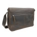 Full Grain Leather Messenger Laptop Bag L67.RB