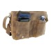 Full Grain Leather Casual Messenger Bag L73.Distress