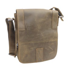 Full Grain Leather Satchel Handbag L77.Vintage Distress