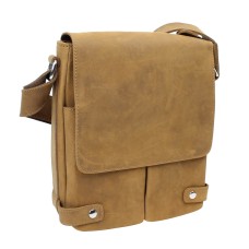 Full Grain Leather Messenger Bag L79.BRN