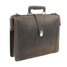 Full Grain Leather Business Pro Case LB10.Coffee Brown