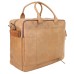 Cowhide Leather Overnight Travel Carry On Tote LD04.BRN