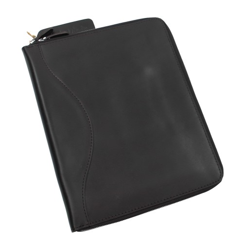 Large Leather Portofolio Document Folder LH08.Black