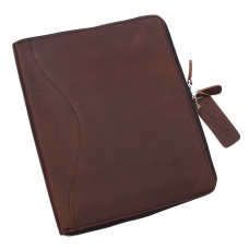 Large Leather Portofolio Document Folder LH08.Wine Red