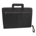 Cowhide Leather Slim Portofolio Carrying Case LH21.Dark Brown