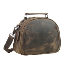Full Grain Leather Shoulder Bag with Lift Handle LH46.DS