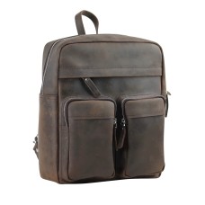 Full Grain Cowhide Leather Backpack LK03.DB