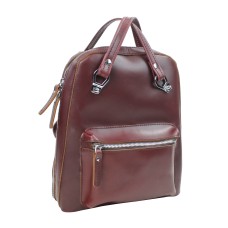 Full Grain Cowhide Leather Backpack-Small Size LK09.WR