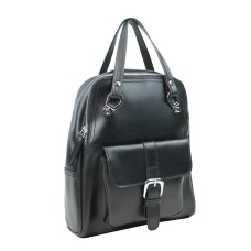 Full Grain Cowhide Leather Backpack LK13.BLK