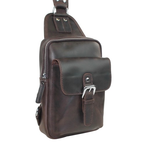 Full Grain Cowhide Leather Chest Pack LK17.DB