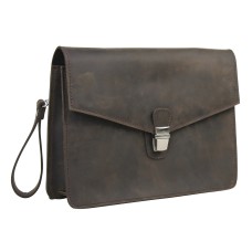Full Leather Messenger Bag LM38 fit 12 inches MacBook Pro.DS