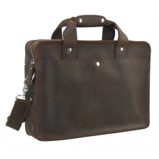 Classic Medium Full Grain Leather Messenger Laptop Bag LM53.DB