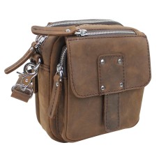 Cowhide Leather Cross-Body Waist Bag LS30.VB