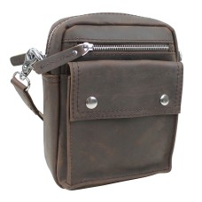 Cowhide Leather Cross-Body Waist Bag LS31.DB