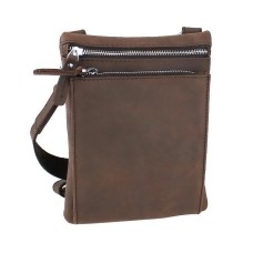 Cowhide Leather Slim Cross-Body Waist Bag LS35.DS