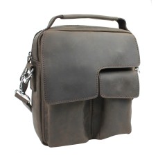 Cowhide Leather Small Shoulder Bag LS38.Distress