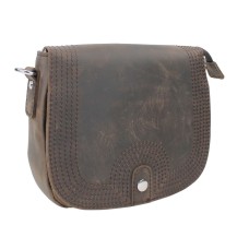 Cowhide Leather Slim Sling Shoulder Bag LS41.VD