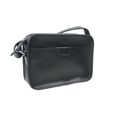 Full Grain Leather Shoulder Bag LS55.BLK