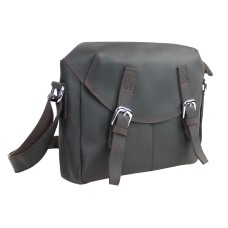 Full Grain Cowhide Leather Shoulder Bag LS59.DB