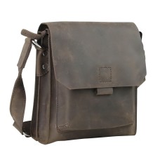 Full Grain Leather Casual Messenger Shoulder Bag LS63.DS