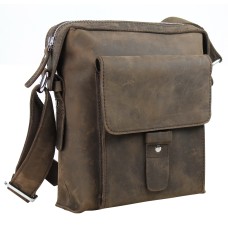 Full Grain Leather Medium Shoulder Messenger Bag LS67.DS