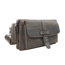 Large Fashion Cowhide Leather Waist Pack LW04.DS