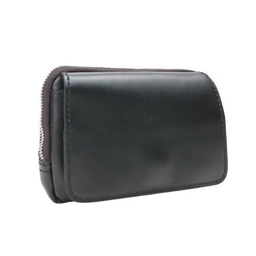 Full Grain Leather Hand Clutch Waist Pack LW05.BLK