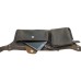 Full Grain Leather Slim Long Shape Waist Bag LW07.DB