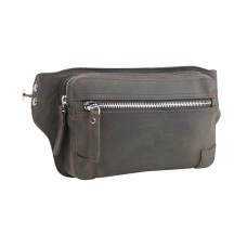 Full Grain Cowhide Leather Waist Bag Fanny Pack LW11.DB