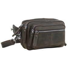Full Grain Leather 2-way Carry Shoulder Waist Bag LW13.DS