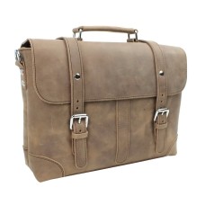Classic Medium Full Grain Leather Messenger Laptop Bag M61.DS