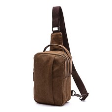 M.G. Canvas Chest Pack mu6049. Coffee