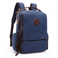 M.G. Canvas Backpack mu8094. Blue