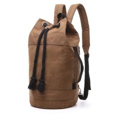 M.G. Canvas Backpack mu8142. Coffee