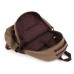 M.G. Canvas Backpack mu8147. Coffee