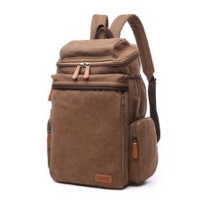 M.G. Canvas Backpack mu8541. Coffee